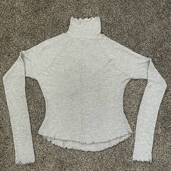 Free People Make It Easy Thermal - Light Gray / M - Picture 4 of 5